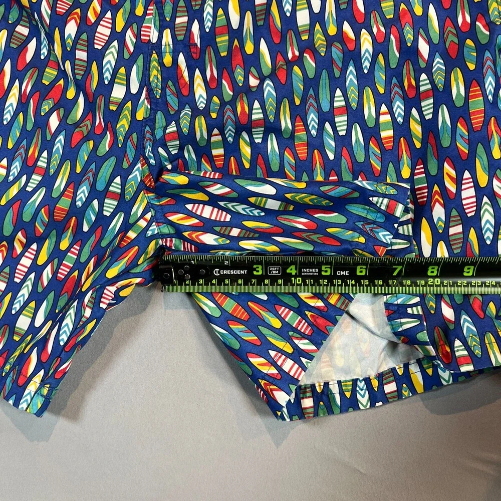 Club Room Swim Trunks Shorts Mens Medium Multicolor Geometric Mesh Quick Drying